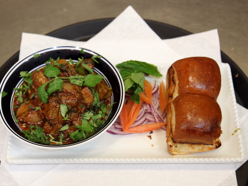 Angel Indian Restaurant signature dishes Goat CurryBaingan BhartaMalai Kofta